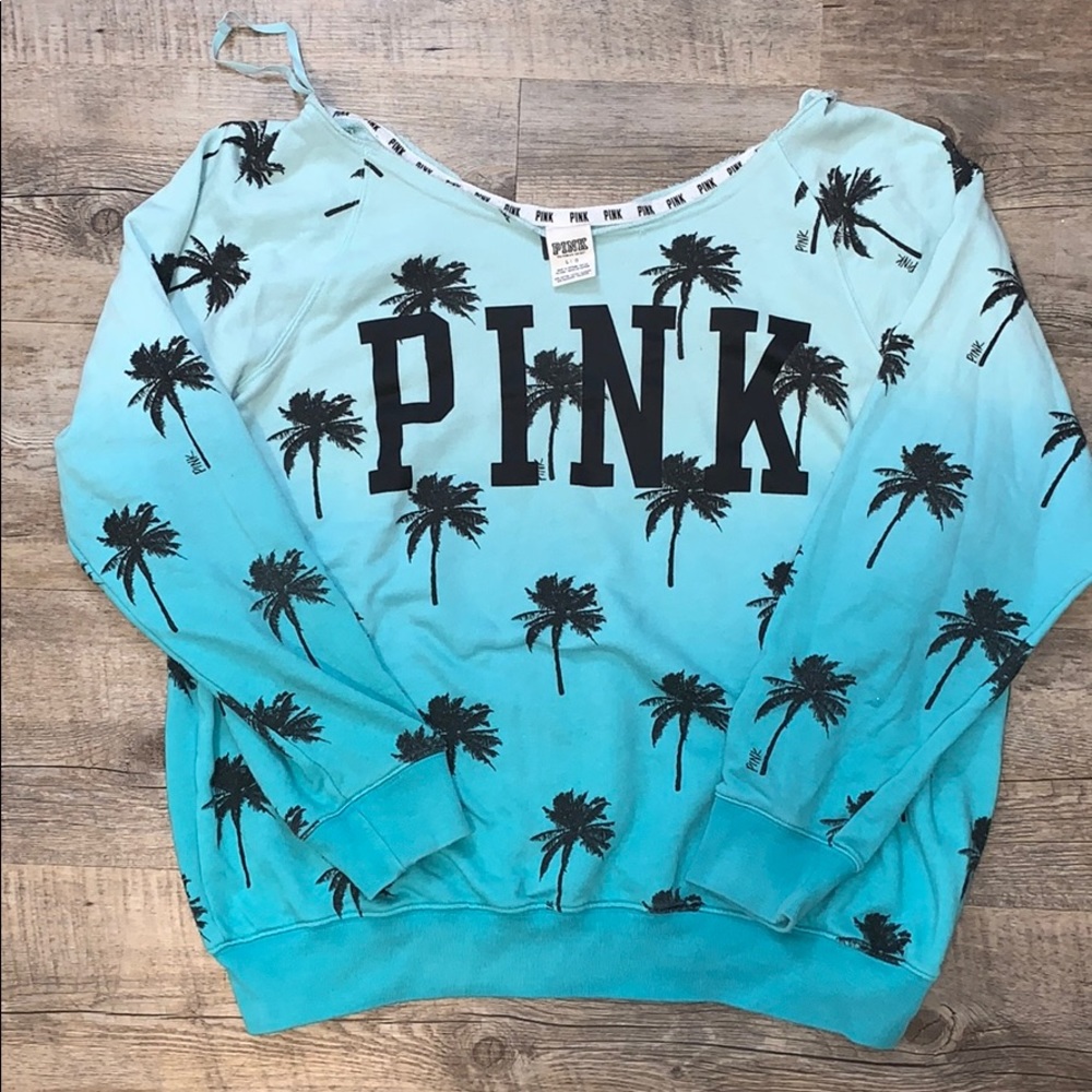 Victoria’s Secret PINK Palm Tree Crewneck
